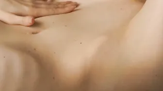 Amazingly Hot booty dark haired Emily Bloom posed totally nude after Bombshell striptease