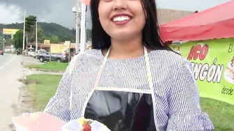 CARNEDELMERCADO - Young Hispanic Goddess Fuck Rough by Strangers Huge Penis