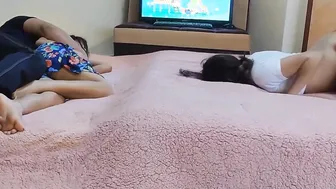 Niece Subjected by her Pervert Uncle who Fucks her Next to her