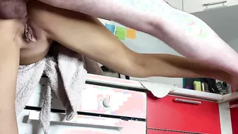 Cum twice inside moms booty. Rough hard anal
