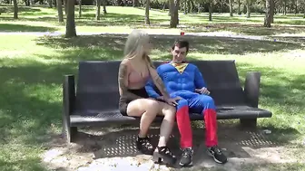 Superdude wants to irresistible-plowed. She agrees to it