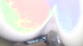 British Bimbo Riding Jamaican big black dick
