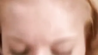 Crazy Hot Celeb Head with a Cummed Session again