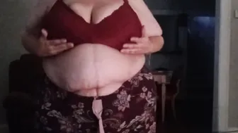 Bombshell BBW cougar Tease and Orgasm