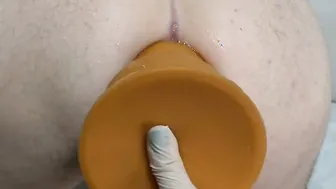 Girlfriend Screwed Doggy Sub With Big Booty Plug