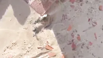 Play on the beach with Evy Women ends up inside goddess sex