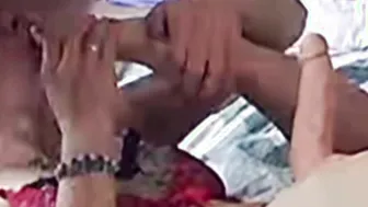 Hugest Facial with Toes inside Face LCoF 4/10 Series Feetcouple69 Licking Cum