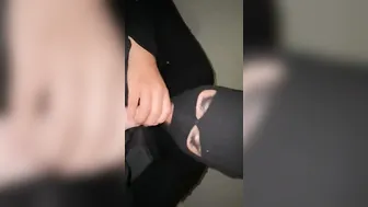 Skimask cunt with mouth Givning BLOWJOB