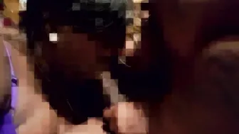 Gettin my Penis Blown by two Black Bbws