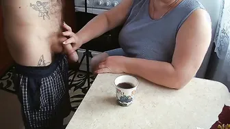 jerked off the sperm in my coffee glass