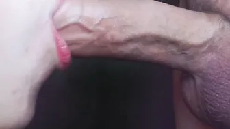 Milf blows her step sons fat dick