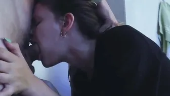 Private deep throat head with hand job and licking nuts