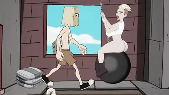 Fuckerman - Construction Site Outdoor Anal || Full Game Walkthrough