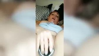 Vulgar Housewife Home alone