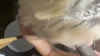 Blonde Huge Breasts Amateur Getting bbc for her Birthday