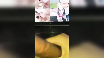 Tugging my Gigantic Veiny Dick to Lana Rhoades until I Blow - Noisy Groaning Orgasm