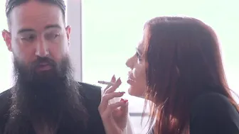 Deeper. Girlfriend Maitland teaches Kayden to control a slave