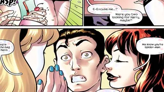 Dc Comics porn video – Spider-man - our Valentine - Marvel Superhero Three-Way