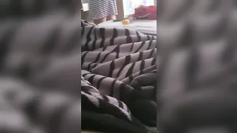 Step Cougar Catche Step Son Masturbating Watching Porn on his Phone
