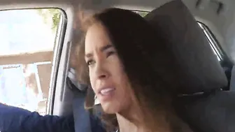 Turned On Amateur StepSis Blowing Penis Into Vehicle - Charity Crawford - SisLovesMe