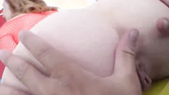 NYMPHO Slutty Scarlet Skies takes a gigantic cock