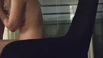I was bending so he can boned me deeper inside my cervix