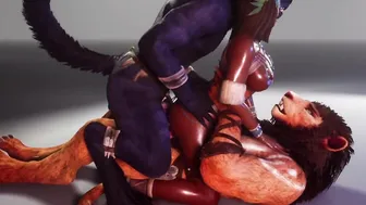Double Penetration with Furrys 3D