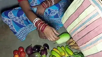 Desi Vegetables Selling Women Rough Outdoor Sex With Uncle