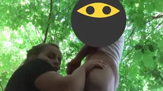 Fellatio and Peeing Public to the woods