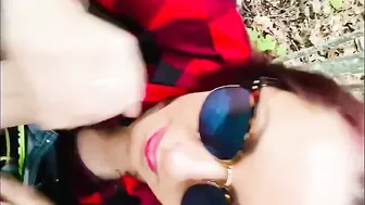 Blowing while Driving Turns inside Road Side Sex