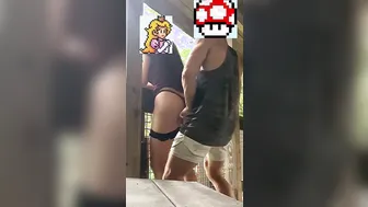 Princess Peach Takes a Mushroom into the Forest