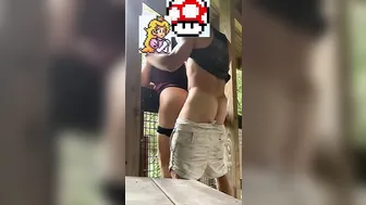 Princess Peach Takes a Mushroom into the Forest