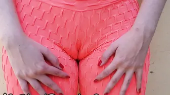 My Cameltoe inside Gym Pants