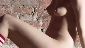 Siro Zagibalo has a Tight Dripping Twat when her Legs are Stretched