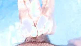 pov Sex at the Swimming Pool ORAL SEX DEVILS PEDICURE LICKING