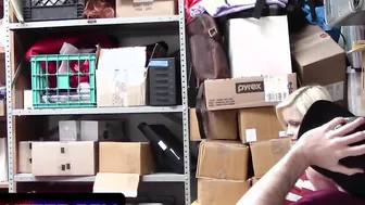 Blonde 19 Year Old Caught Stealing Gotten Boned Into The Backroom