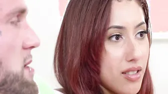 Dad And Son Share Adopted Daughter On Sex Tape NIght- Kira Perez