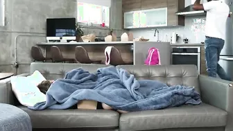 Sexual America - beauty blonde with pierced nipples Lexi Grey fucks her