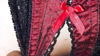 Hot blonde her pussy shines