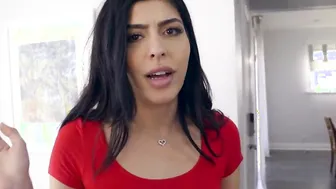 Goddess stepsis Audrey Royal blown stepbrothers penis instead fixing lamp