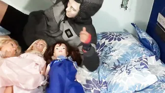 Disney princesses group sex // Part one- Fucking with pink dress princess (Partial-