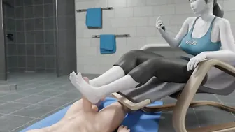 Wii fit coach Inkling bimbos and Shantae devils pedicure compilation