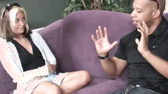 Casting Couch porn video – Cougar Cindy getting Creampied by Blackzilla on the Casting Couch