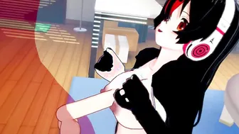 Kemono Friends: Princess Koutei Jane Fururu and Iwaby Harem Sex