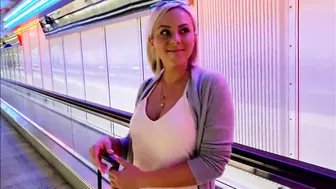 Caught German cougar at airport and Plowed ROUGH