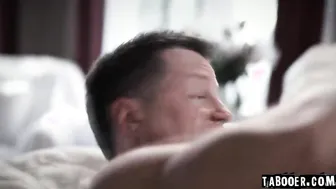 teenie yo step-daughter Riley Star masturbates while secretely watching her parents Eric Masterson and Rachael
