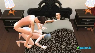 Sims four - Stepfather and Son Screwed Grandmother