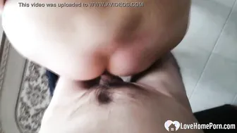 Aunt gets her pussy pumped with cock