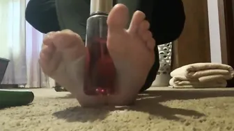 Toes tease sock strip