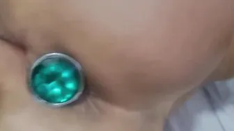 I get a ass plug and easy cash from the mature sucker.